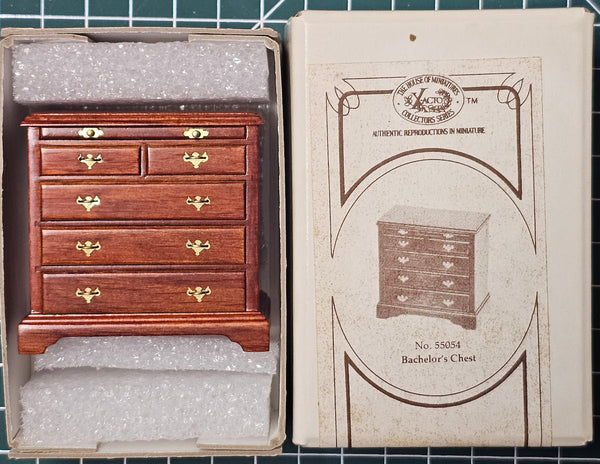 House of Miniatures Prebuilt Furniture #55054 Bachelor Chest X-Acto  XActo Dollhouse Mini Miniature Miniture 55054