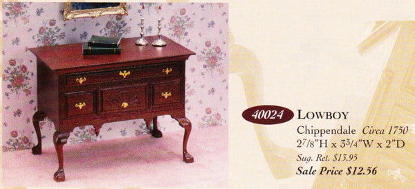 House of Miniatures Prebuilt Furniture #55025 Chippendale SideboardX-Acto  XActo Dollhouse Mini Miniature Miniture 55025