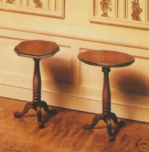 House of Miniatures Prebuilt Furniture #55047 Hepplewhite Candle Stand X-Acto  XActo Dollhouse Mini Miniature Miniture 55047