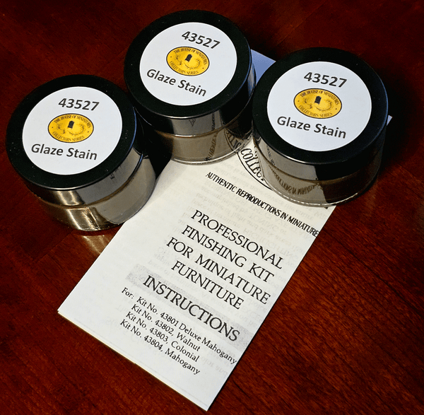 The House of Miniatures #43527 - Finish, Glaze Stain (secondary stain, patina), 1 oz