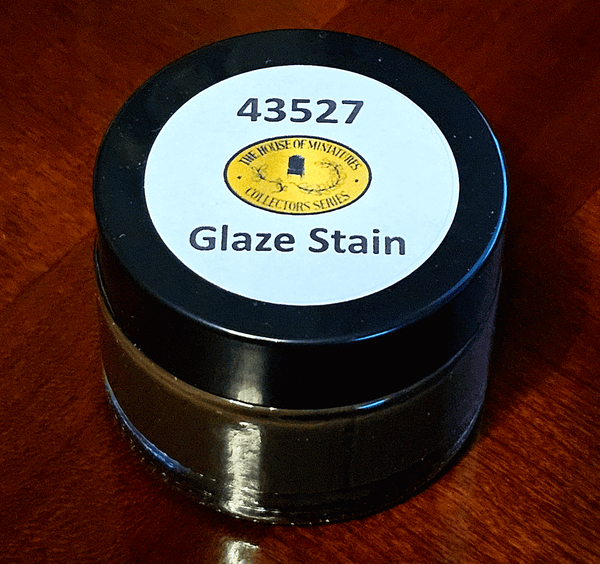 The House of Miniatures #43527 - Finish, Glaze Stain (secondary stain, patina), 1 oz