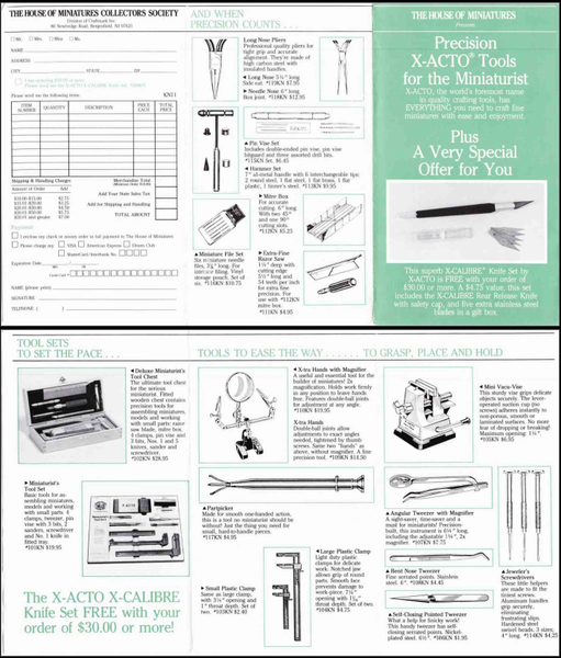 X-Acto Deluxe Miniaturusts Tool Chest #43911