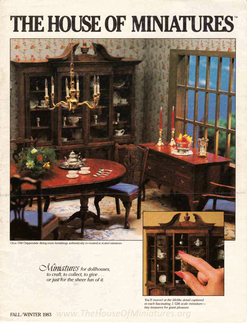 The House Of Miniatures Catalog for Fall Winter 1983 Craftmark