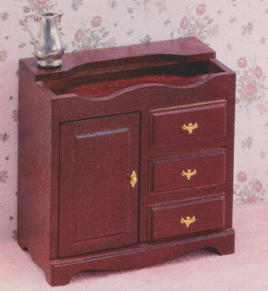 House of Miniatures Furniture Kit #40019 X-Acto Chippendale Dry Sink XActo Dollhouse Mini Miniature Miniture 40019