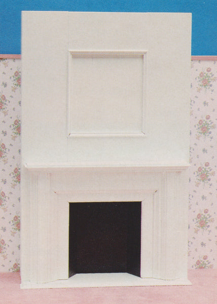House of Miniatures Furniture Kit #40020 X-Acto Tidewater Virgina Fireplace XActo Dollhouse Mini Miniature Miniture 40020