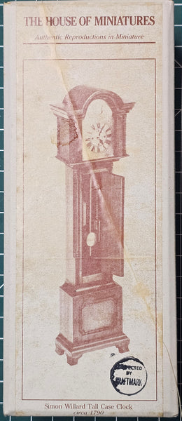 House of Miniatures Prebuilt Furniture #55046 Simon Willard Tall Case Clock X-Acto  XActo Dollhouse Mini Miniature Miniture 55046