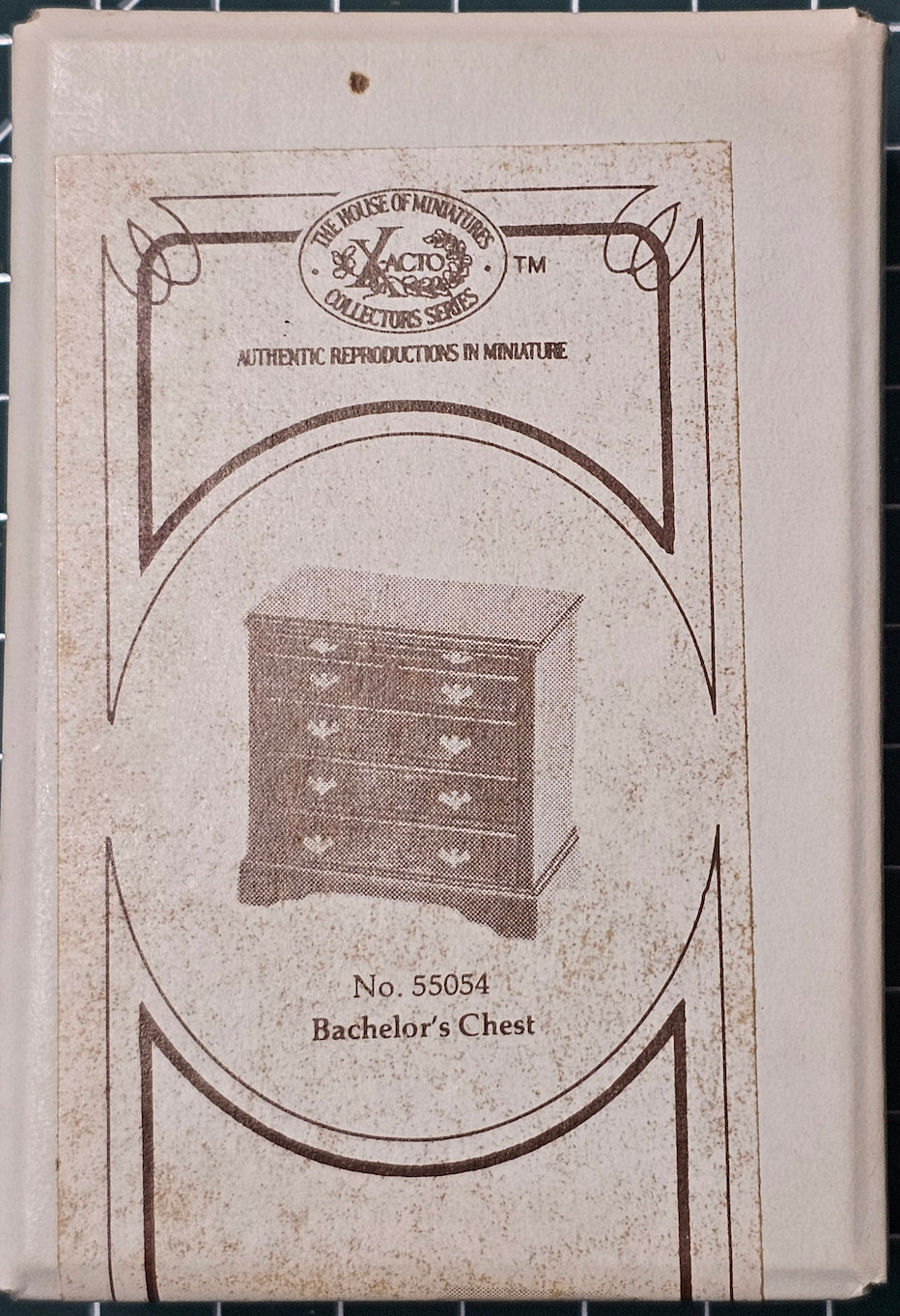 House of Miniatures Prebuilt Furniture #55054 Bachelor Chest X-Acto  XActo Dollhouse Mini Miniature Miniture 55054