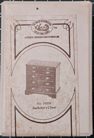 House of Miniatures Prebuilt Furniture #55054 Bachelor Chest X-Acto  XActo Dollhouse Mini Miniature Miniture 55054