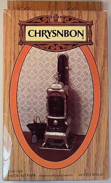 Chrysnbon Parlor Stove Set Kit #F-210 Heritage in Miniatures 1/12th Styrene Model