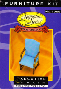 Houseworks Ltd Federal Collection 4009 Executive Armchair (1) Miniature Kit