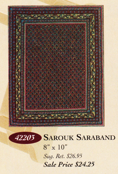 Tidewater Collection Oriental Rug Kit, No. 42203 Sarouk Saraband 8x10