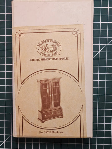 House of Miniatures Prebuilt Furniture #55052 Chippendale Bookcase X-Acto  XActo Dollhouse Mini Miniature Miniture 55052