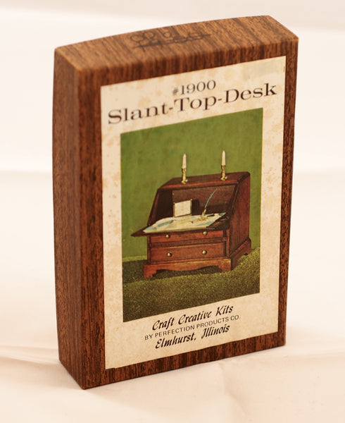 Craft Creative Kits #1900 Chippendale Slant-Top Desk by Craft Products Company c.1974