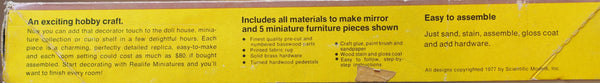Realife Miniature Furniture Kit # 196 Heritage Series Entrance Hall DIY Dollhouse by Scientific Models Miniatures