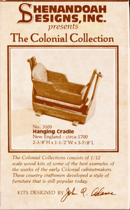 Shenandoah Designs 3105 Hanging Cradle - Colonial Collection