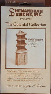 Shenandoah Designs 3110 Corner Cupboard - Colonial Collection