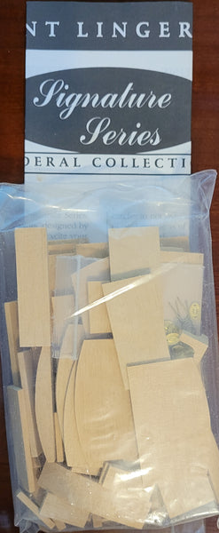 Houseworks Ltd Federal Collection 4004 Bow Front Wardrobe Miniature Kit
