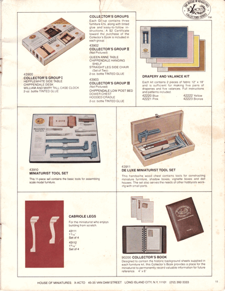 The House of Miniatures vendor guide, dealer catalog 1978, digital download, Printable PDF