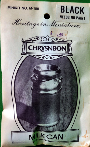 Chrysnbon Milk Can Kit #M-158 Heritage in Miniatures 1/12th Styrene Model