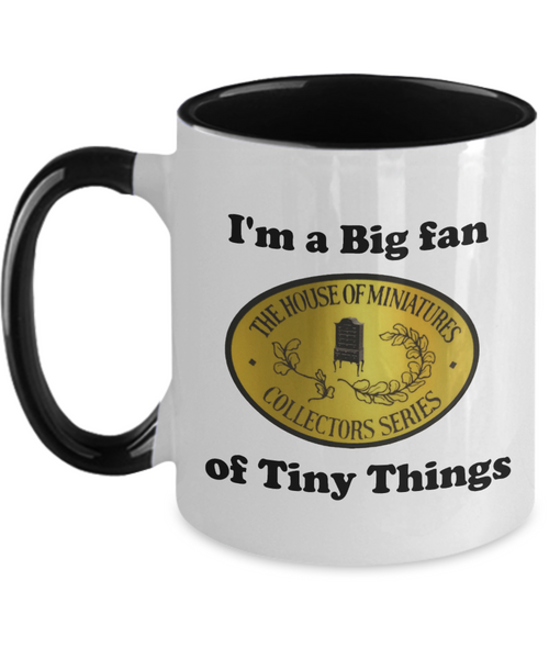 THoM Logo Big Fan of Tiny Things Mug, 11 oz, printed both sides