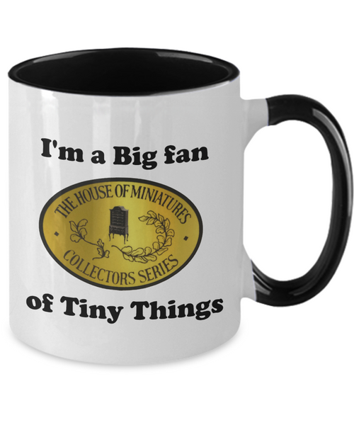 THoM Logo Big Fan of Tiny Things Mug, 11 oz, printed both sides