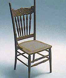 Victorian Cane Seat Chair Chrysnbon Kit #M-540 1/12th Miniature Styrene Model