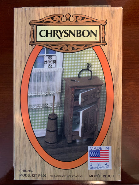Chrysnbon Ice Box Kit #F-300 Heritage in Miniatures 1/12th Styrene Model w/Accessories