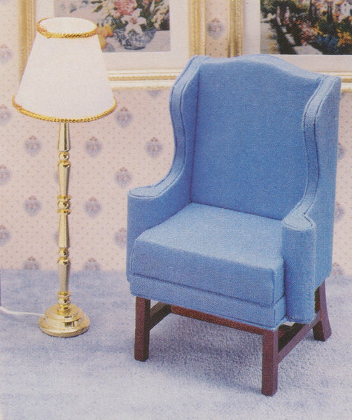 House of Miniatures Furniture Kit #40016 X-Acto Chippendale Wing Chair XActo Dollhouse Mini Miniature Miniture 40016