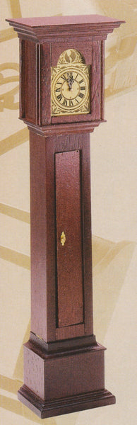 House of Miniatures Furniture Kit #40018 X-Acto William & Mary Tall Case Clock XActo Dollhouse Mini Miniature Miniture 40018