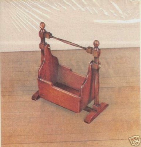 House of Miniatures Furniture Kit #40063 X-Acto Swinging Cradle