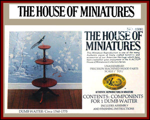 House of Miniatures Furniture Kit #40081 X-Acto Dumb Waiter XActo Dollhouse Mini Miniature Miniture 40081