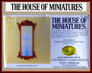 House of Miniatures Furniture Kit #42404 X-Acto Chippendale Pier Glass XActo Dollhouse Mini Miniature Miniture 42404
