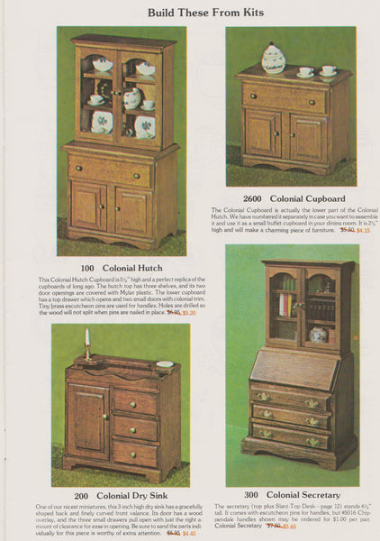 Craft Creative Kits #1500 Night Table by Craft Products Company c.1974